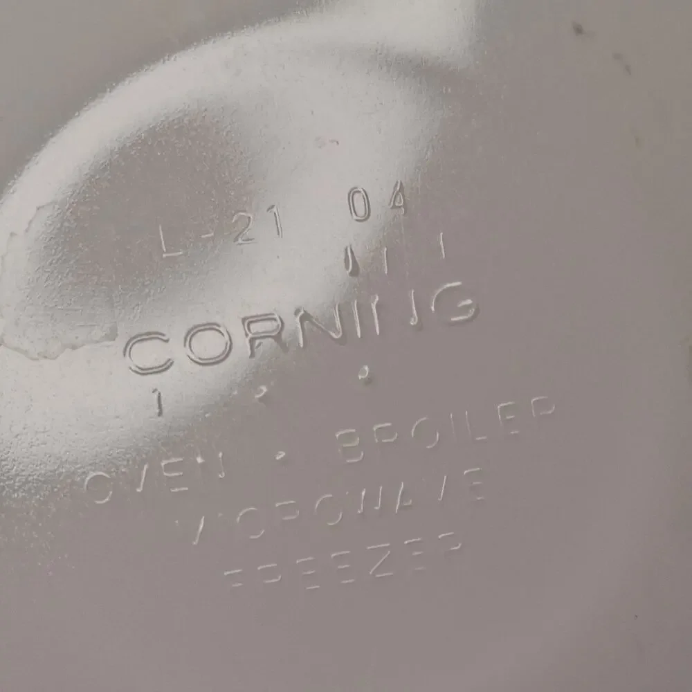 Vintage Corning Ware Casual Elegance L-21 10” Serving Bowl Bakeware